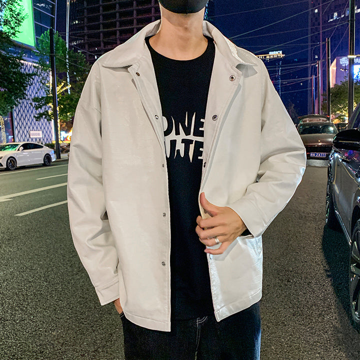 Amarae snap button casual jacket for men