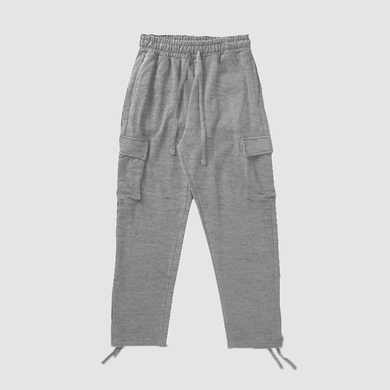 Men's cargo pants with elastic waistband and functional pockets Lune London