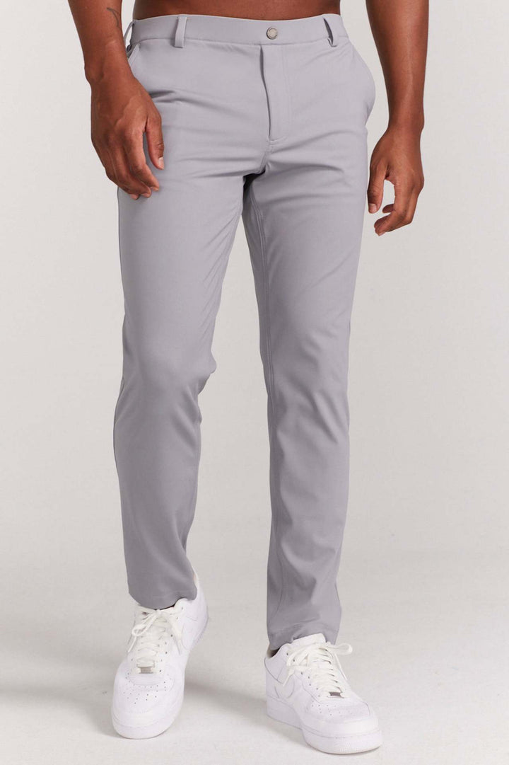 Lune London elastic slim fit chinos for men