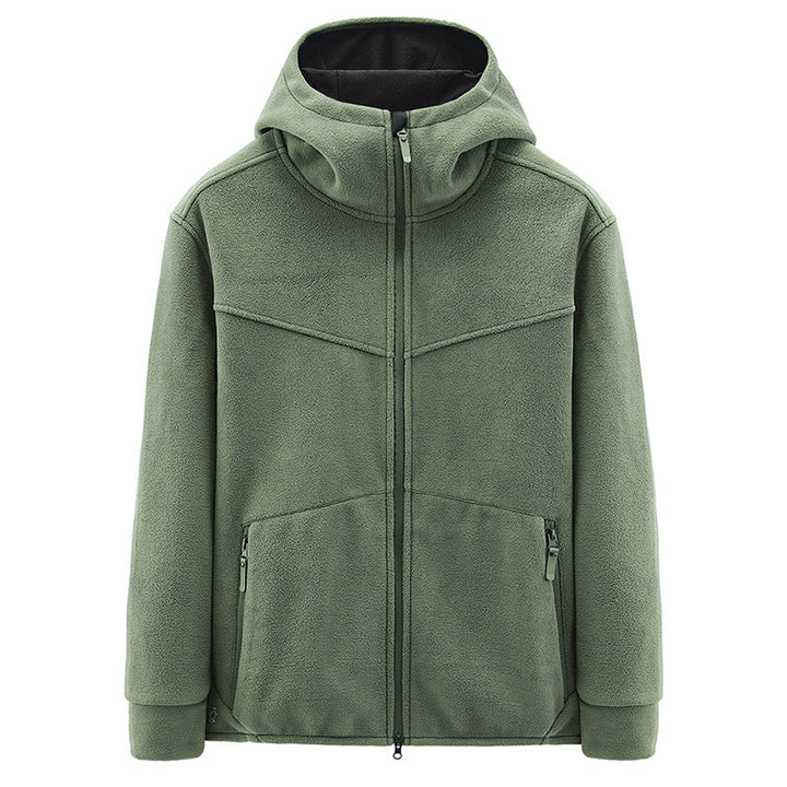 Men's fleece jacket with soft lining and practical pockets Lune London