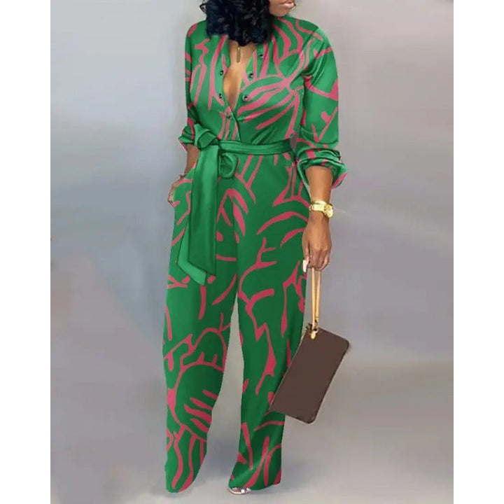 Women's Denim Jumpsuit with Fashionable Patchwork Design and Practical Pockets Lune London