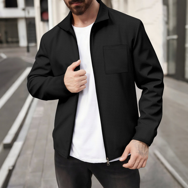 Casual men's jacket with a modern design and a practical chest pocket Lune London