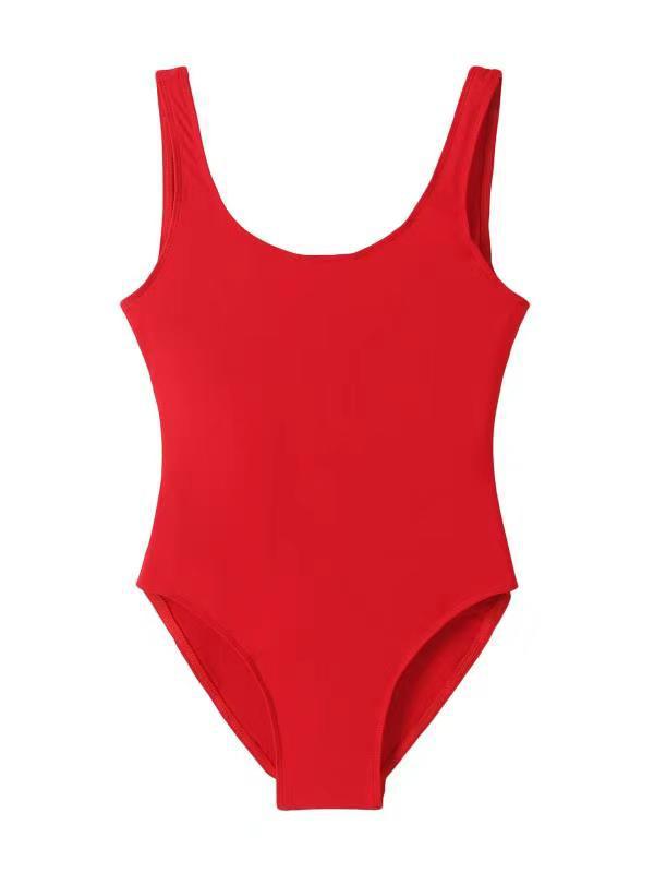Chic and stylish one-piece sporty swimsuit for women