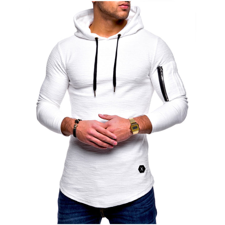 Men's casual hoodie with stylish zipper Amarae