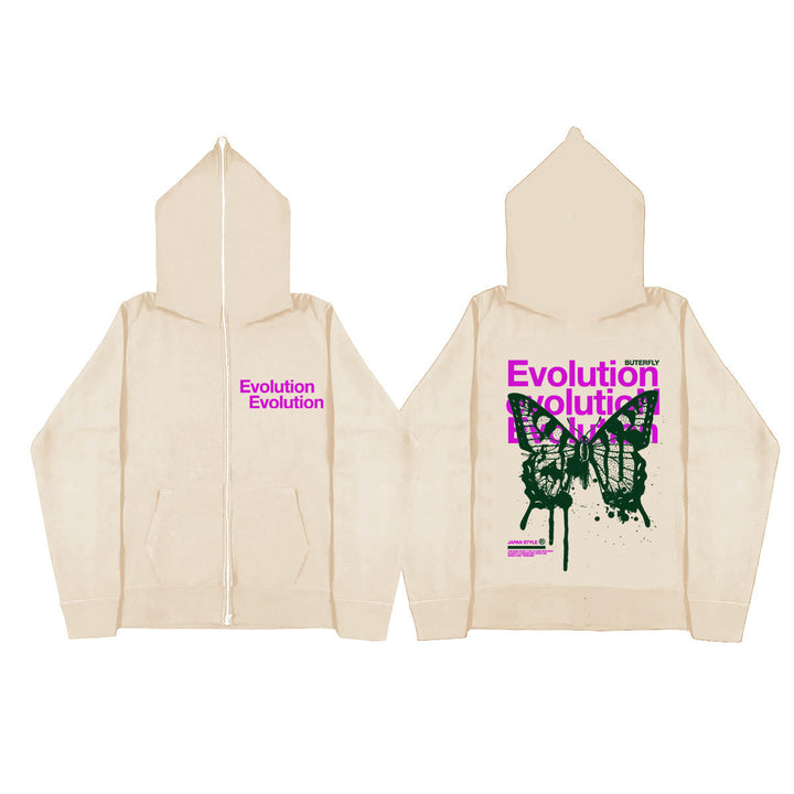 Hooded jacket for women with a catchy graphic design Lune London
