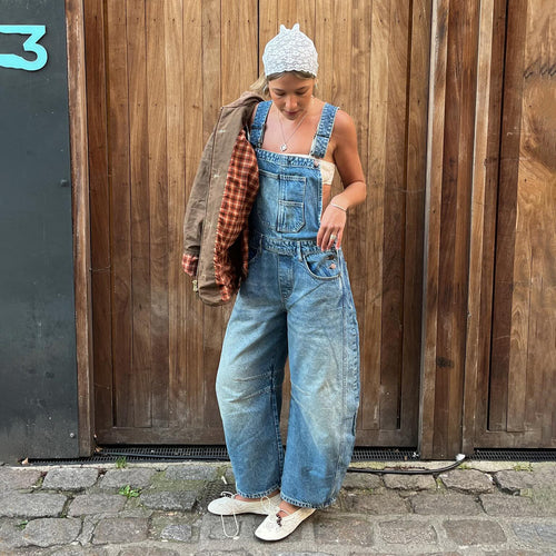 Relaxed Fit Casual Denim Overall for Women Amarae