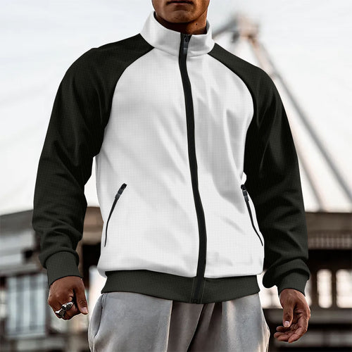 Men's sports jacket with functional pockets and high collar Amarae