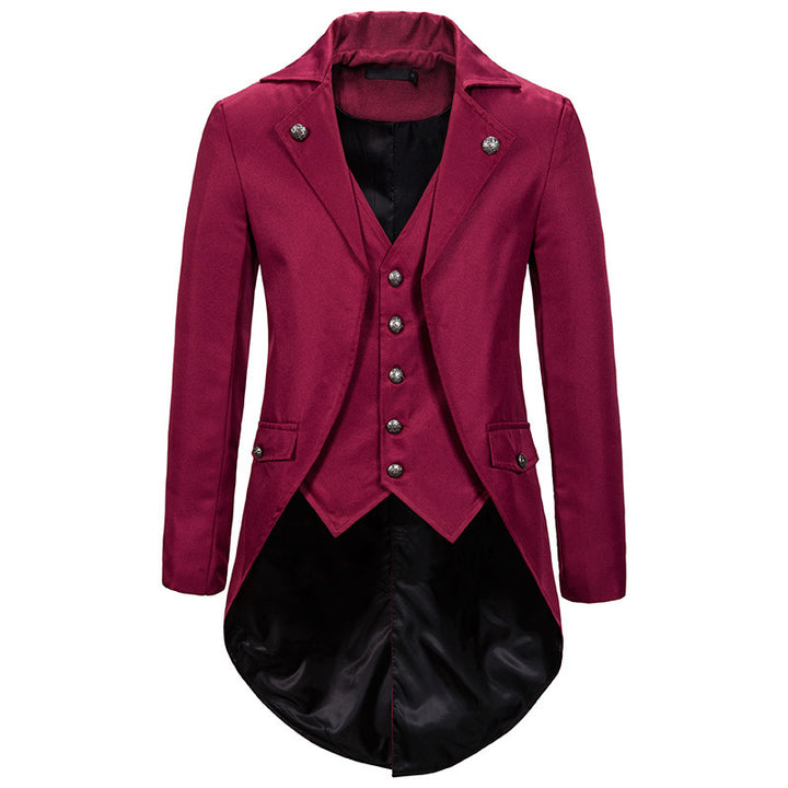 Elegant coat for men with asymmetrical cut and refined details Lune London