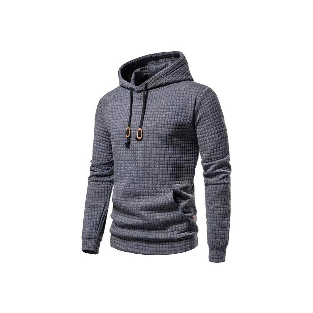 Men's Hoodie with textured design and modern cut Lune London