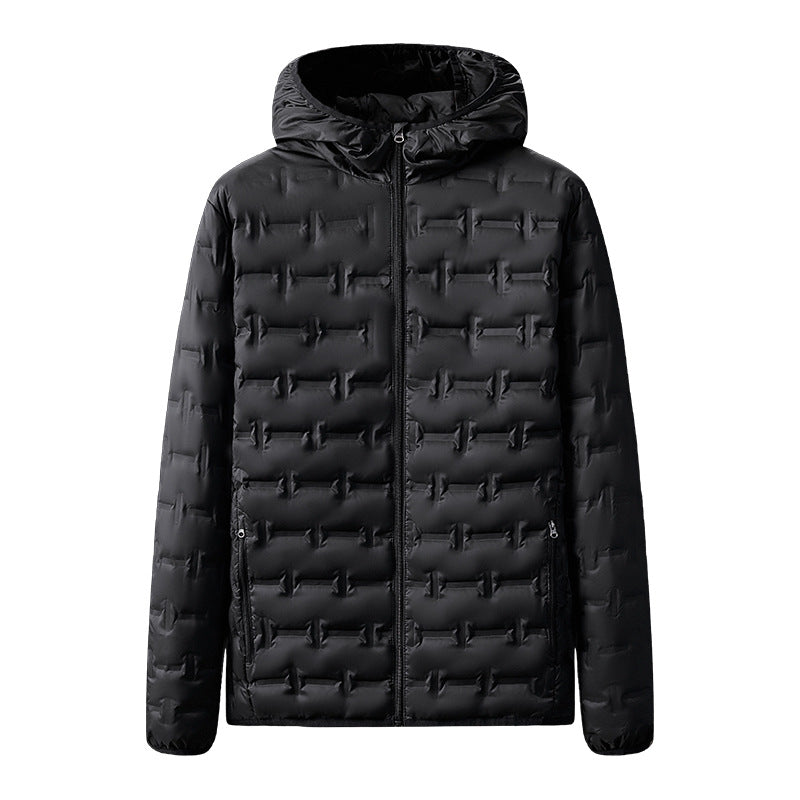 Men's Ultralight Padded Jacket with Hood and Compact Padding Amarae