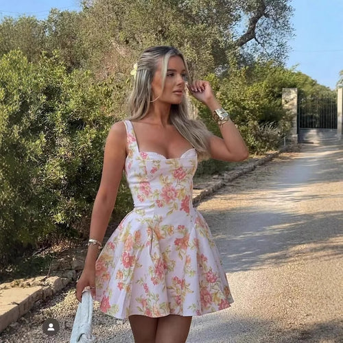 Summer dress for women with an elegant A-line cut Amarae