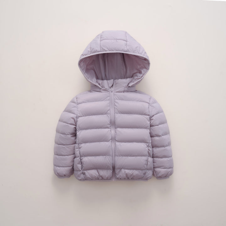 Ladies warm quilted jacket with hood Amarae