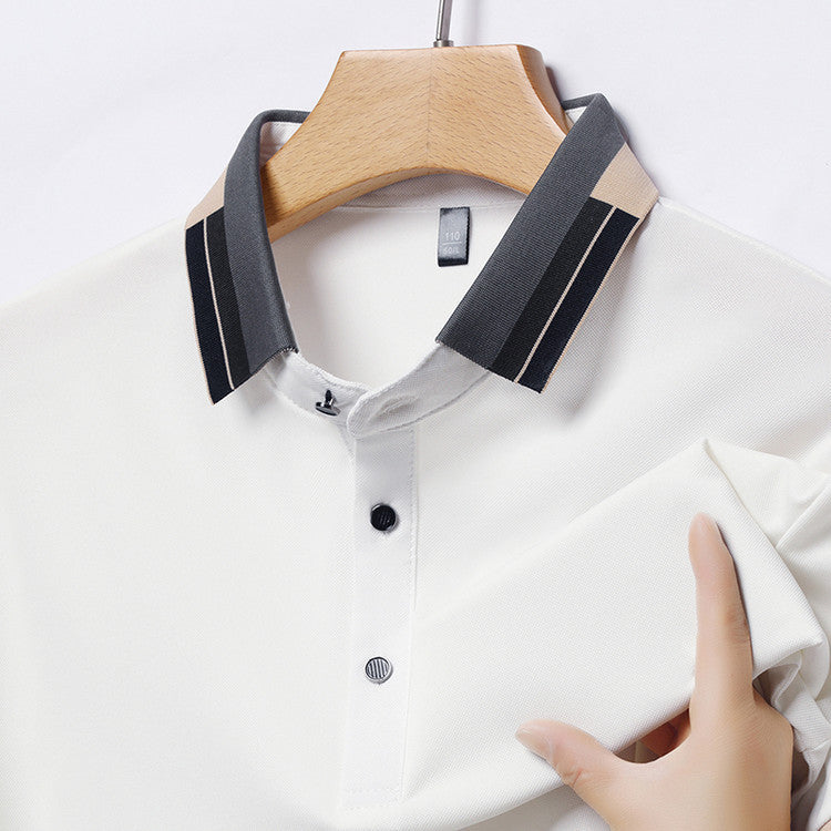 Elegant polo shirt for men with modern collar and stylish accents Lune London