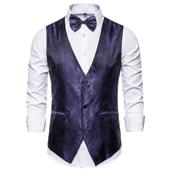 Noble men's satin vest Lune London