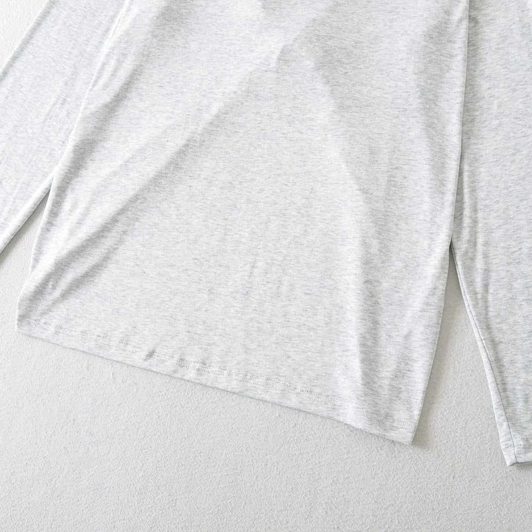 Women Long Sleeve Casual T-Shirt with Loose Fit and Comfortable Style