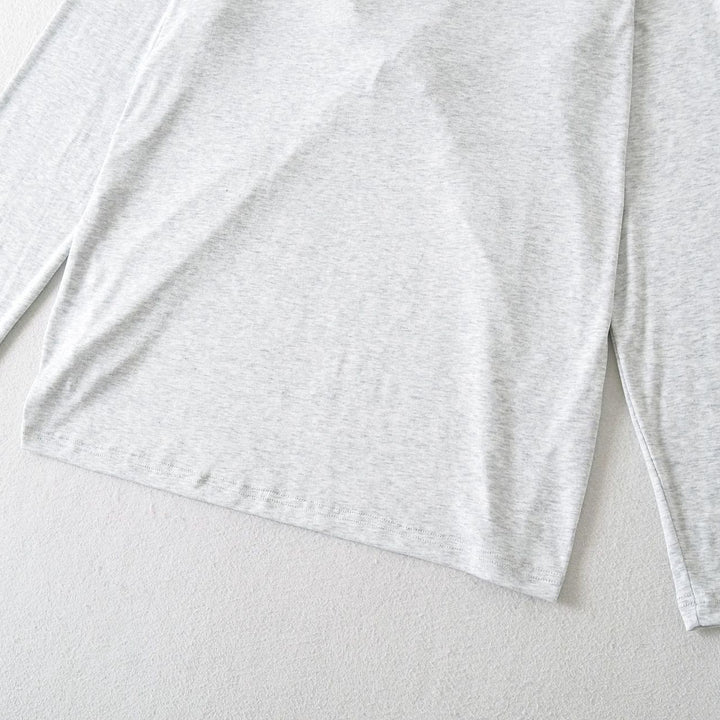 Women Long Sleeve Casual T-Shirt with Loose Fit and Comfortable Style
