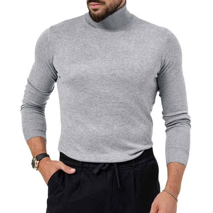 Elegant pullover for men with turtleneck in soft material Lune London