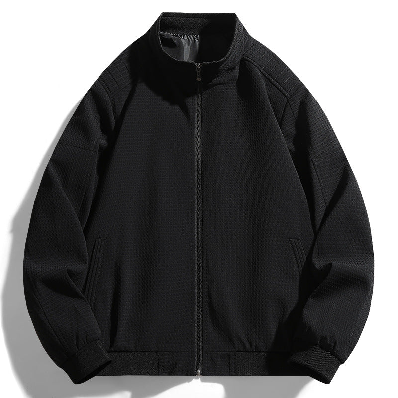 Versatile leisure jacket for men with textured surface Amarae