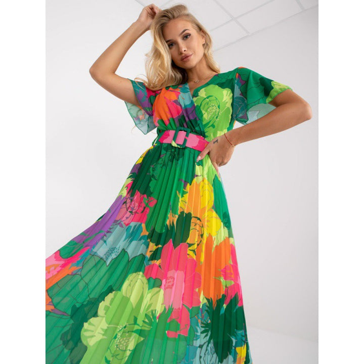 Lune London women’s floral maxi wrap dress