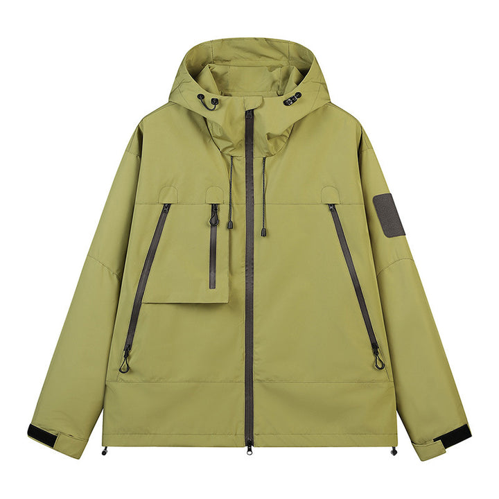 Ladies versatile outdoor jacket with adjustable hood system and innovative ventilation solutions Lune London