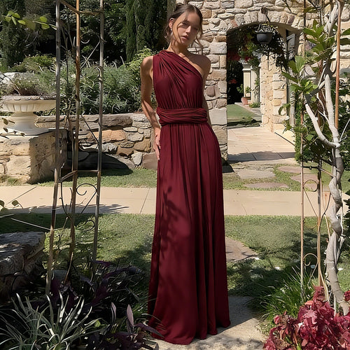Women's maxi dress with high-quality wrap design