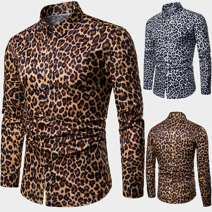 Shirt for men with a striking animal pattern Amarae