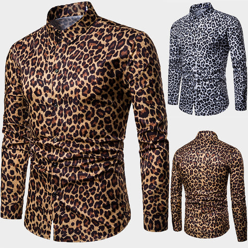 Shirt for men with a striking animal pattern Amarae