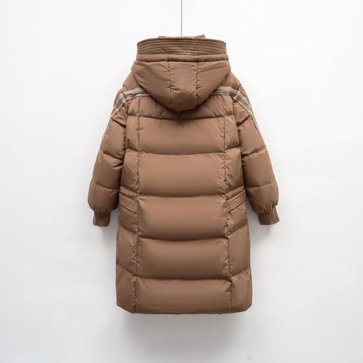 Insulated winter coat for women with functional pockets and adjustable hood Lune London