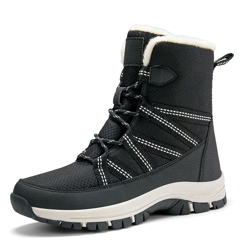 Insulated winter boots for women with non-slip sole and breathable upper material Lune London