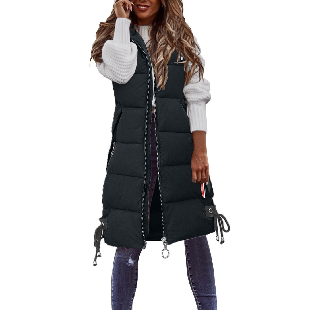 Lune London | Women’s Fashion Quilted Vest with Practical Pockets and Adjustable Elastic Band