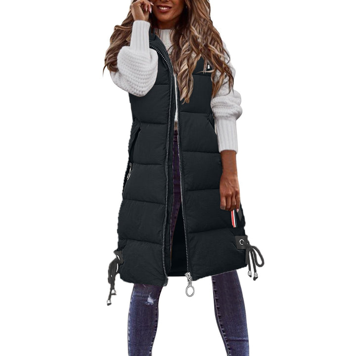 Lune London | Women’s Fashion Quilted Vest with Practical Pockets and Adjustable Elastic Band