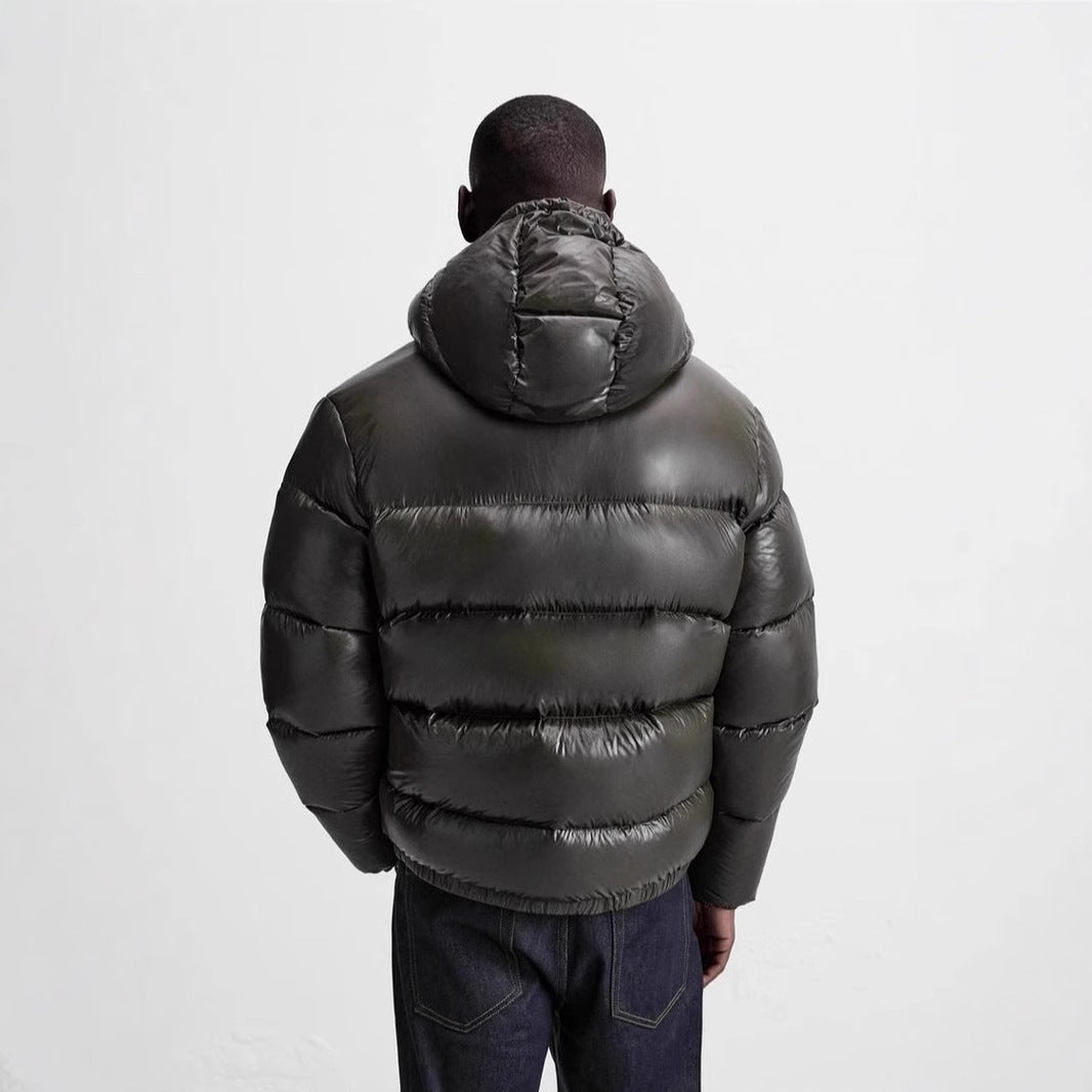 Ladies elegant quilted jacket with hood Lune London