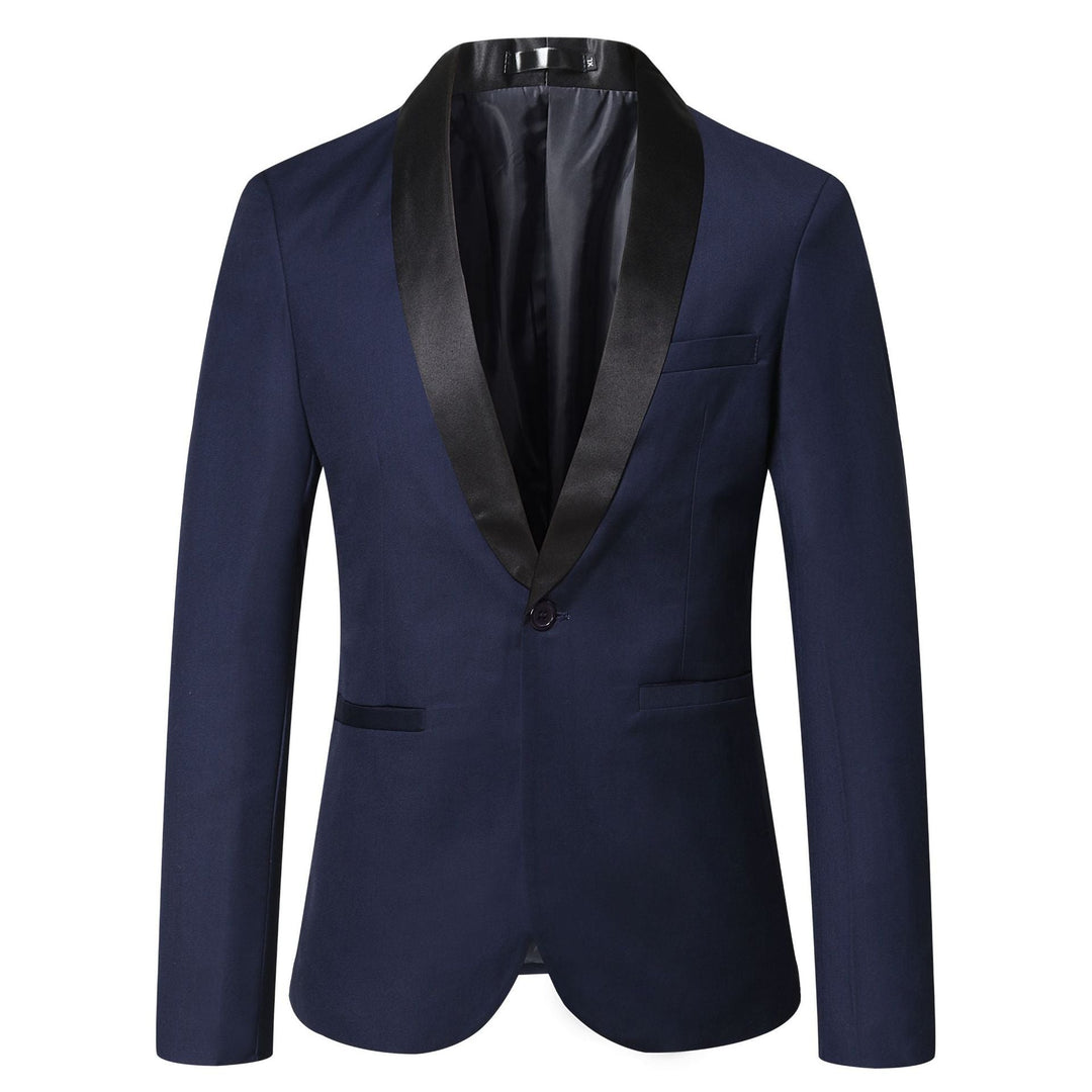 Men's Elegant Tuxedo Blazer with Satin Shawl Lapel Lune London