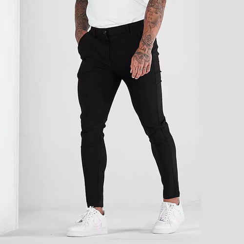 Slim-fit chino pants for men with elastic waist and stylish design Amarae