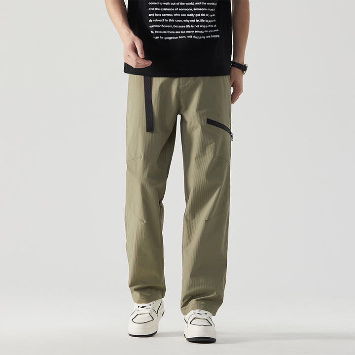 Functional Outdoor Pants for Men with Chic and Stylish Breathable Inserts