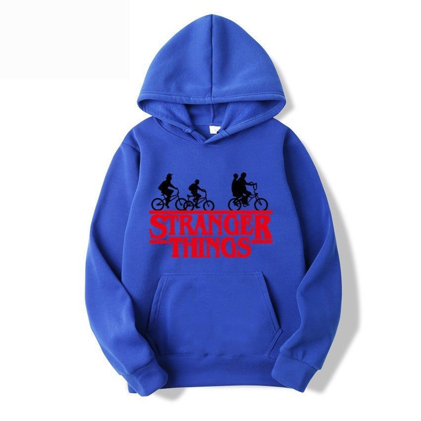 Women's hooded sweatshirt with creative Stranger Things design Chic & Stil