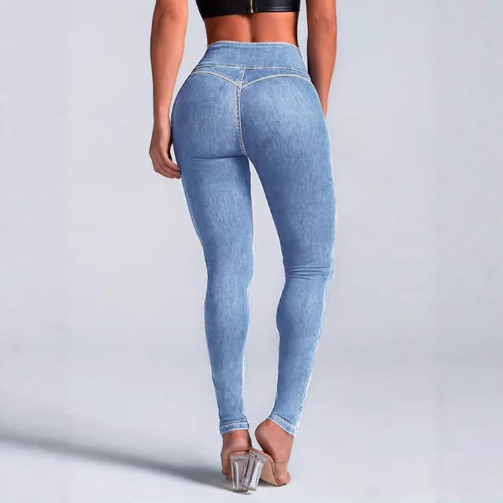 Women's Sculpting High Waist Skinny Jeans with V-Shaped Waist Amarae