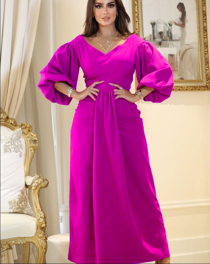 Evening dress for women with voluminous sleeves Lune London