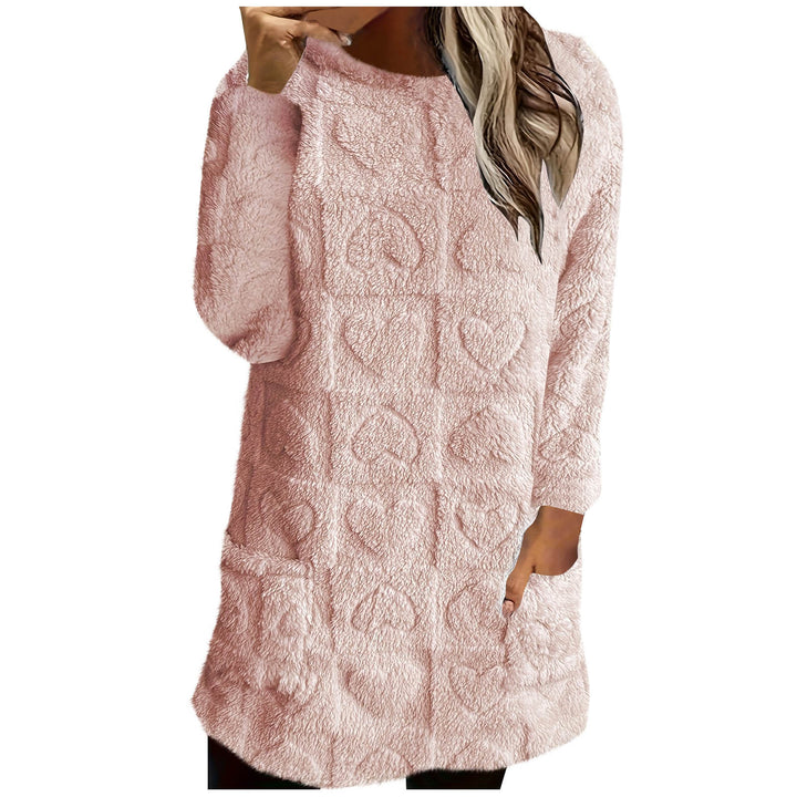 Ladies Cozy Tunic with Heart Pattern Lune London