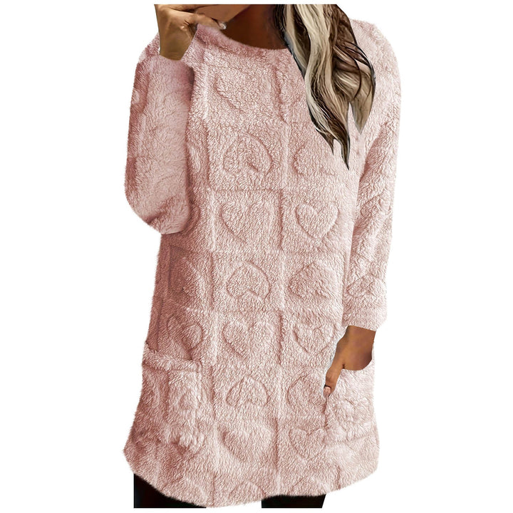 Ladies Cozy Tunic with Heart Pattern Amarae