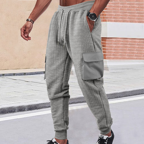 Men's cargo joggers with breathable side pockets and elastic waistband Chic and style