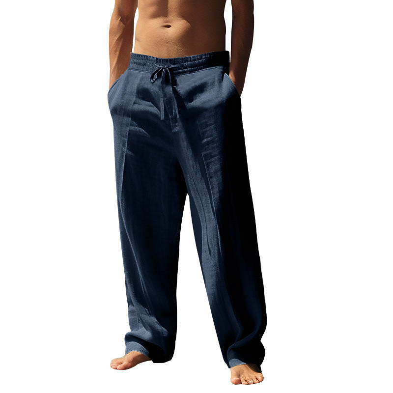 Men's airy summer pants with elastic waistband Chic and style