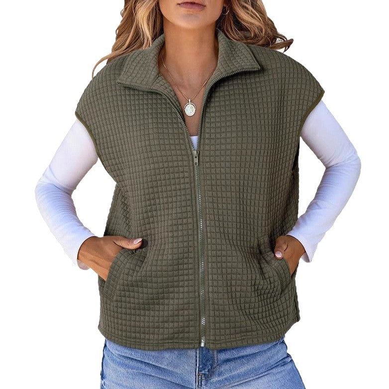 Quilted vest for women with a comfortable cut Lune London
