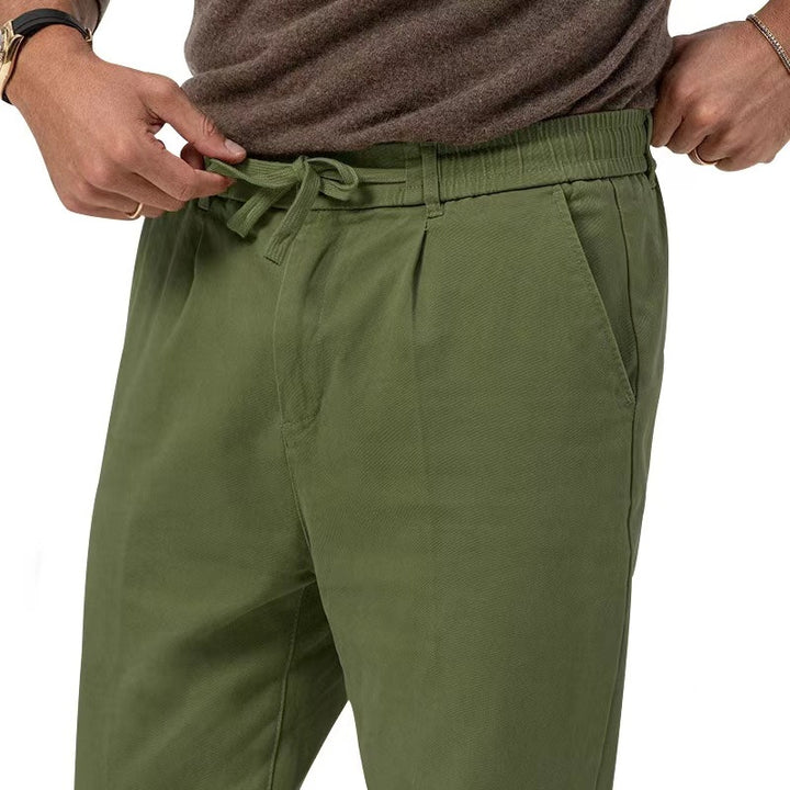 Comfortable men’s leisure pants with elastic waistband Lune London