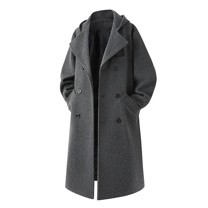 Elegant transition coat for women with double pleat collar and side pockets Lune London