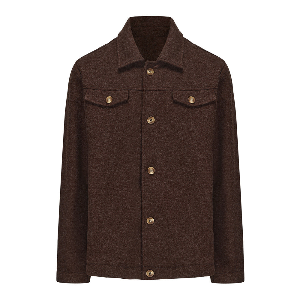 Chic and Stylish Men's Trend Boucle Jacket
