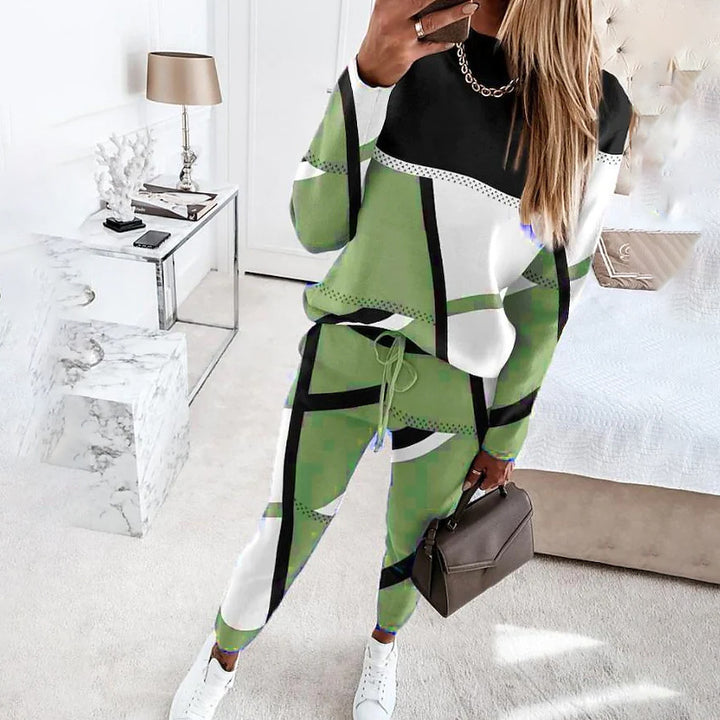 Lune London modern geometric design loungewear set for women
