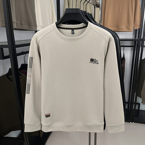 Men's long-sleeve sweatshirt in structured fabric with the stylish logo Amarae