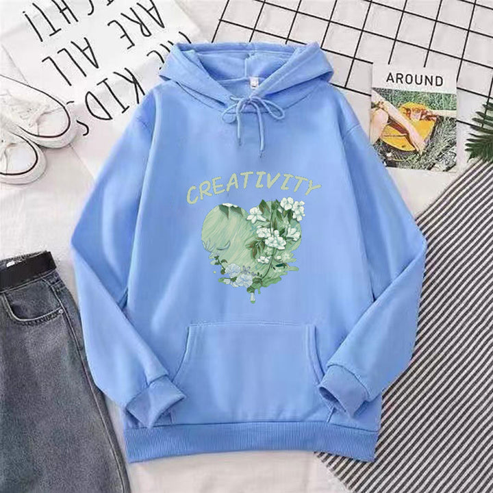 Women's hoodie with creative heart motif Chic & Stil