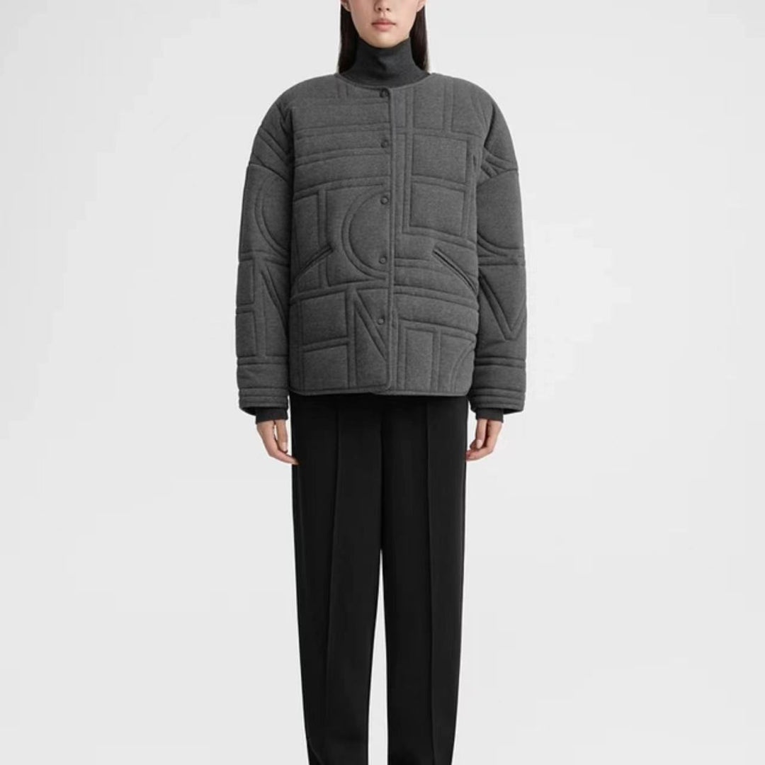 Ladies Functional Quilted Jacket with Modern Chic Design and Style